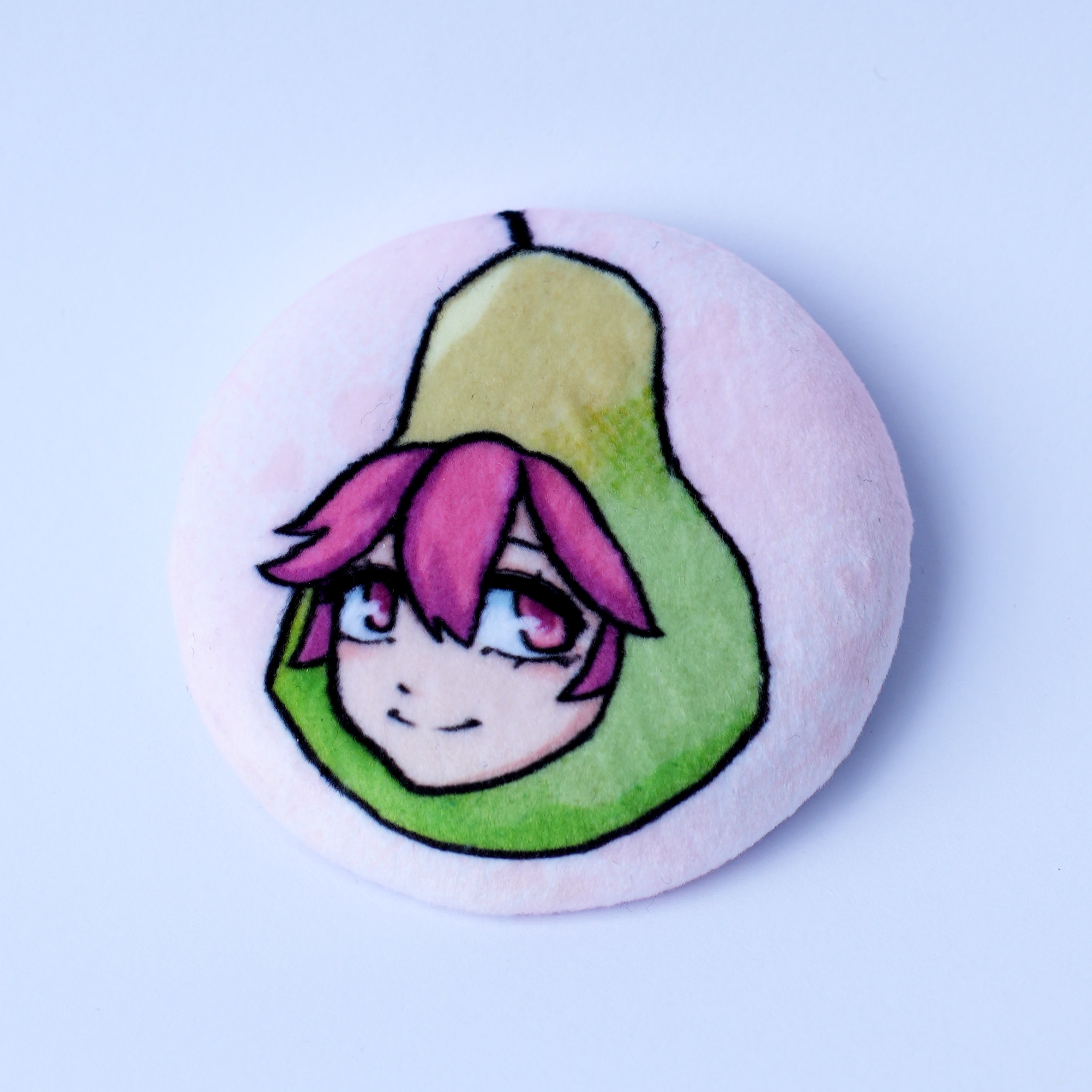 Teto Pear Plush Badge