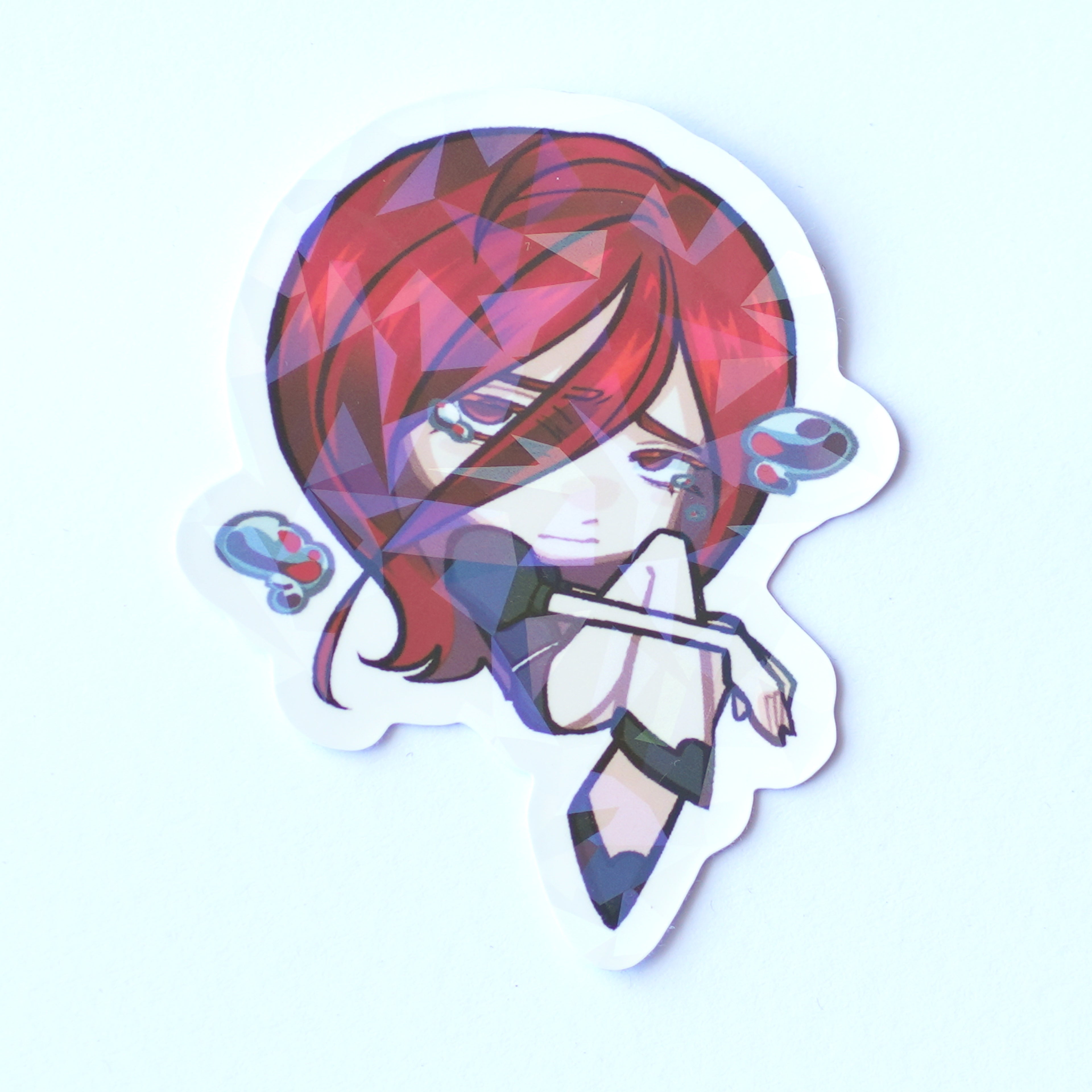 Cinnabar Holo Sticker