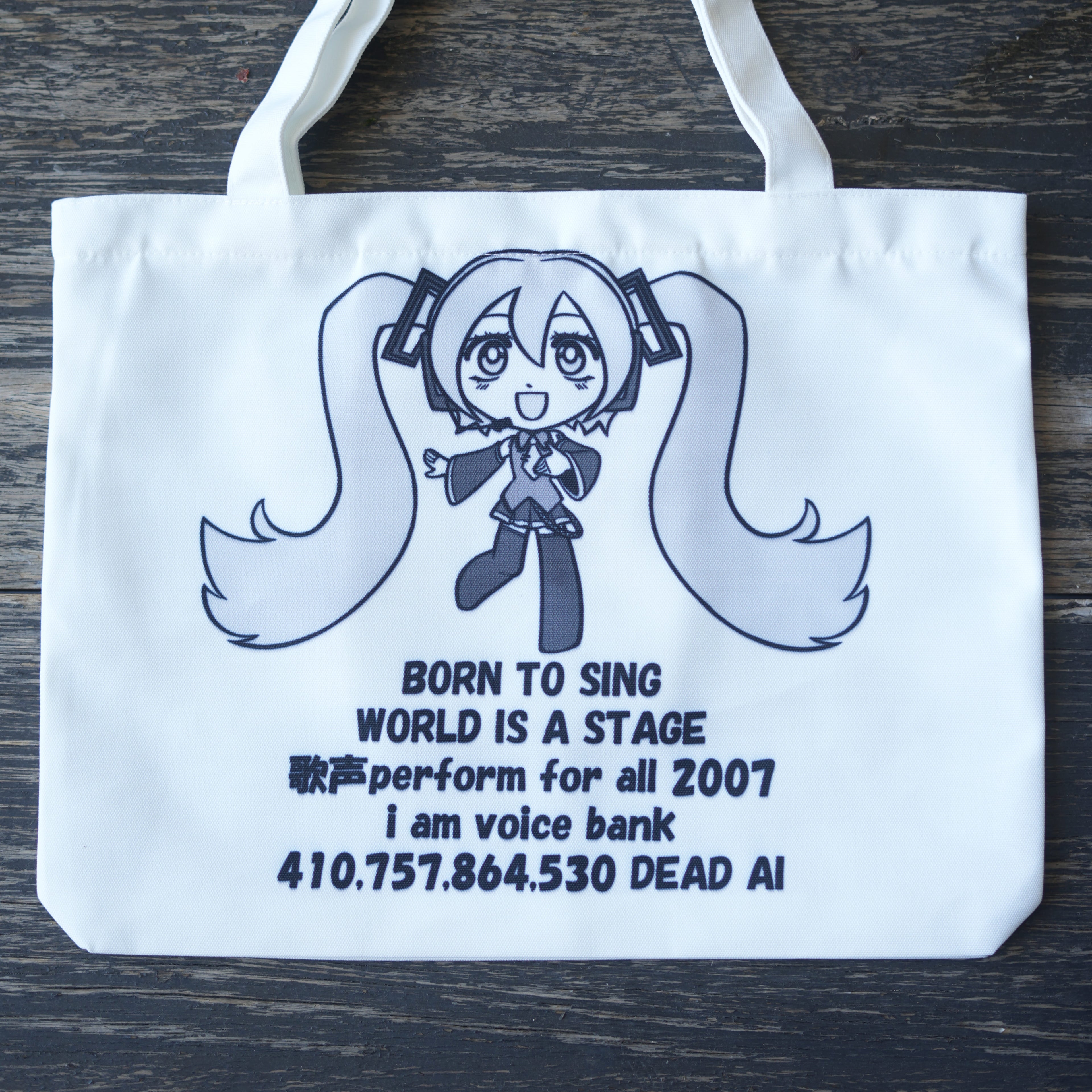 Hatsune Miku Meme Tote Bag